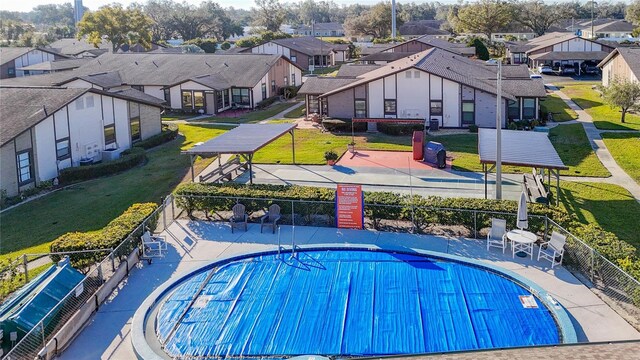 4531 Blossom Blvd Unit 4531, Zephyrhills, FL 33542 - view of pool