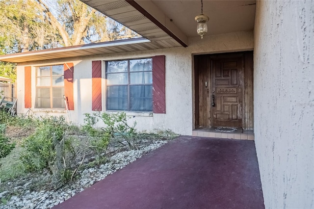 view of entrance to property