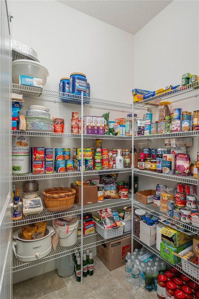 view of pantry