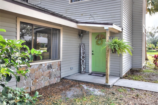 view of property entrance