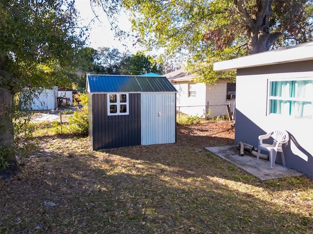 view of outdoor structure