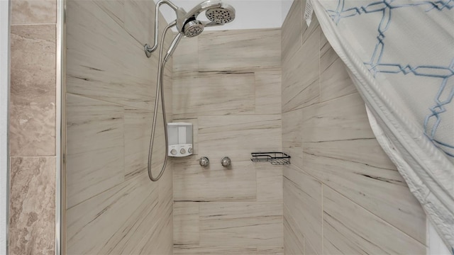 bathroom with walk in shower