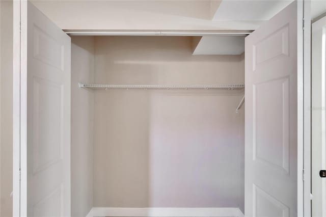 view of closet