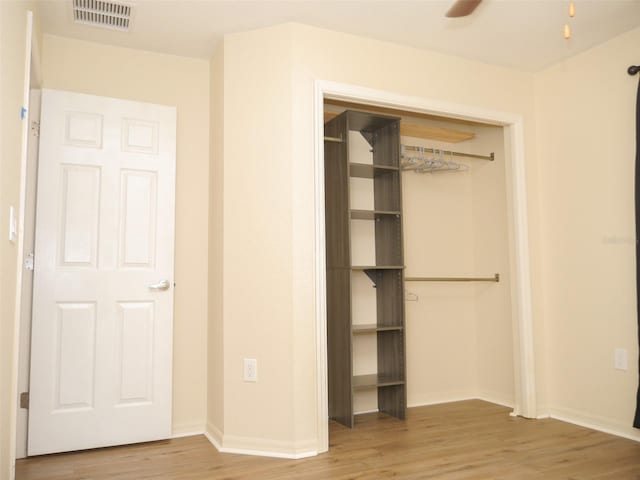 closet with visible vents
