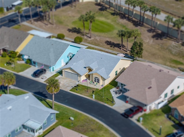 birds eye view of property featuring a residential view