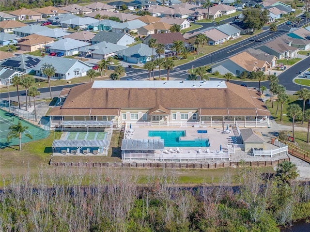 bird's eye view featuring a residential view