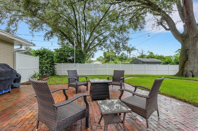 view of patio