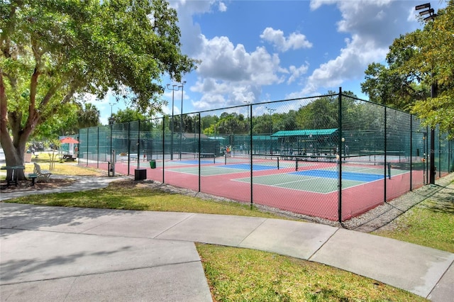 view of sport court