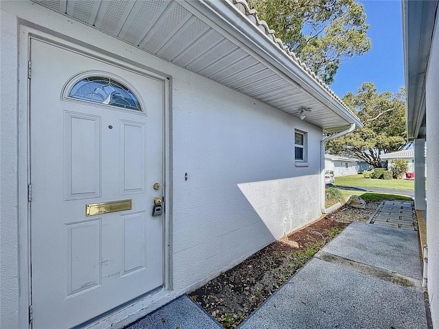 view of entrance to property