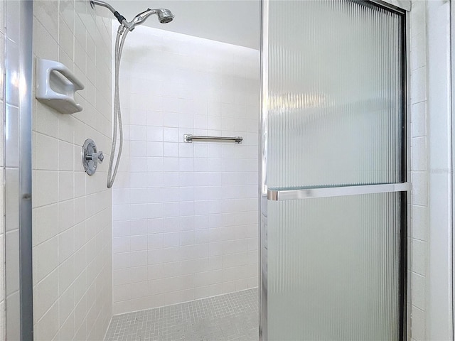 bathroom with an enclosed shower