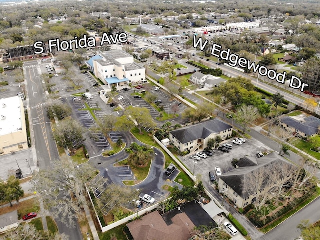 bird's eye view featuring a residential view