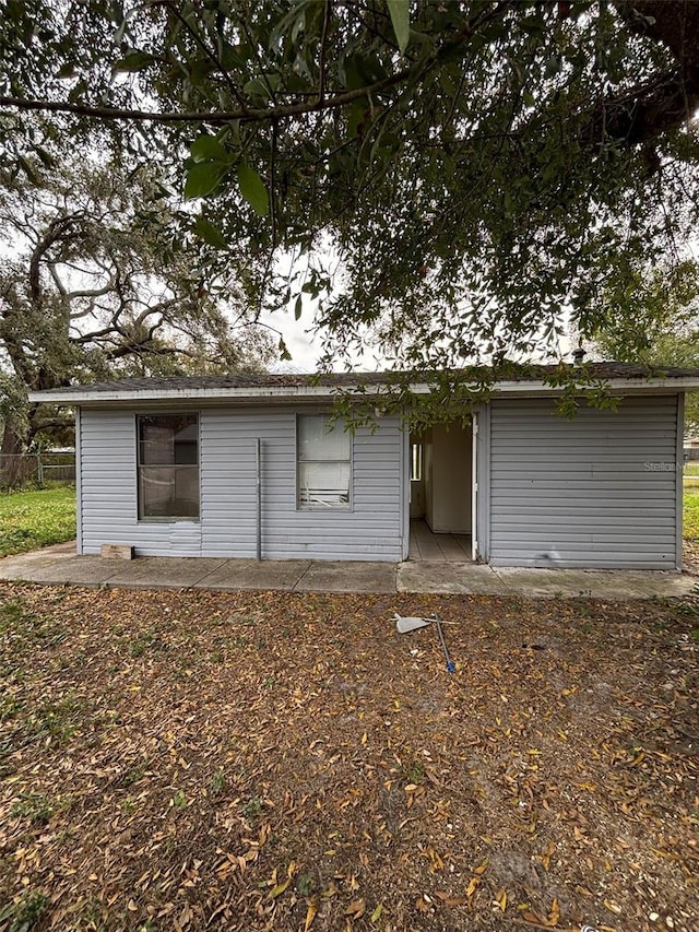 view of back of house