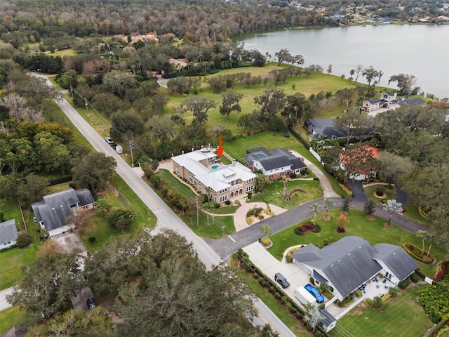 1665 Blue Heron Ln, Lakeland, FL 33813 - aerial view of property and surrounding area featuring a nearby body of water