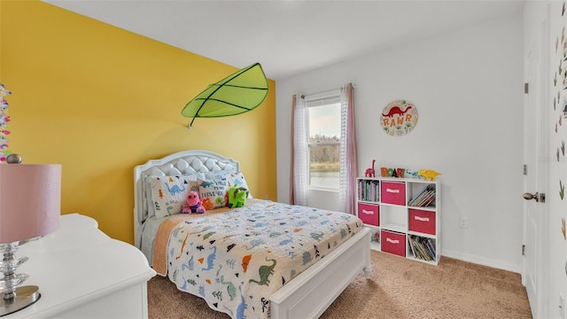 bedroom featuring carpet floors