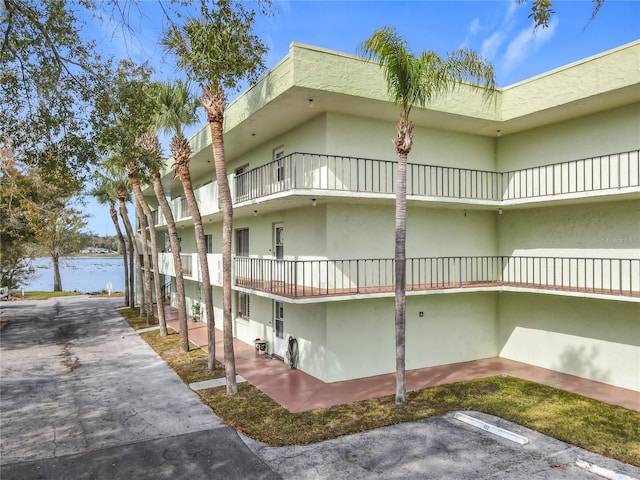 view of property featuring a water view