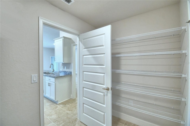 pantry with sink