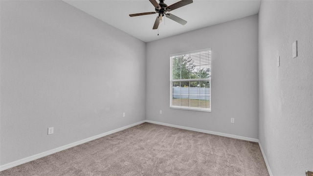 212 Kissengen Park Dr, Bartow, FL 33830 - carpeted empty room featuring ceiling fan and baseboards