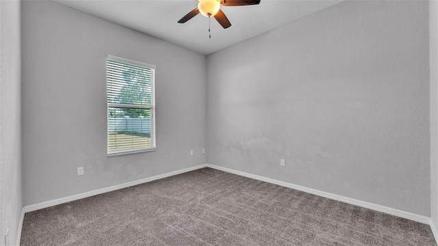 212 Kissengen Park Dr, Bartow, FL 33830 - carpeted spare room featuring ceiling fan and baseboards