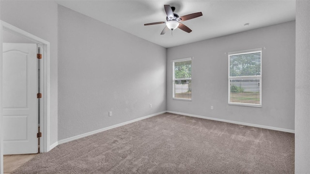 212 Kissengen Park Dr, Bartow, FL 33830 - carpeted empty room with a ceiling fan and baseboards
