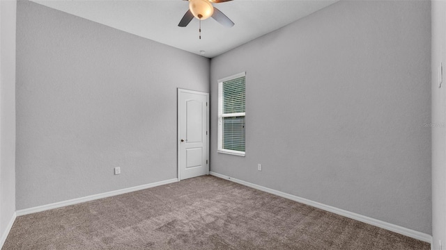 212 Kissengen Park Dr, Bartow, FL 33830 - carpeted spare room featuring ceiling fan and baseboards