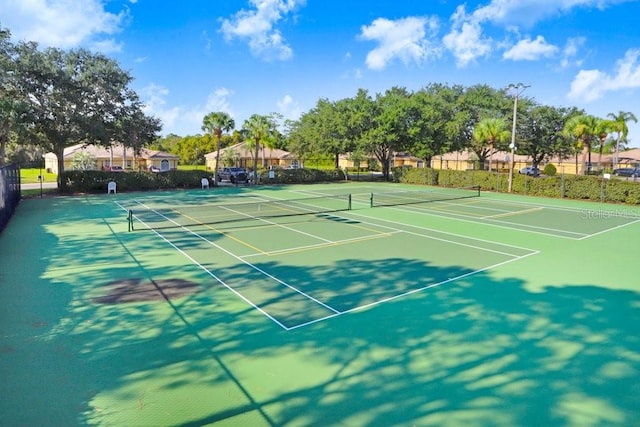 view of sport court