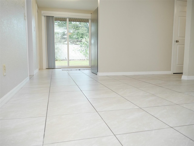 view of tiled spare room