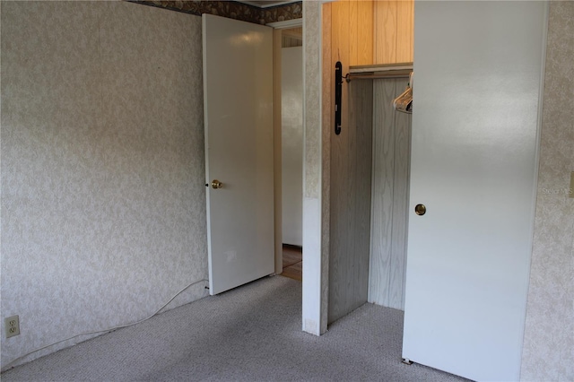 interior space with light carpet