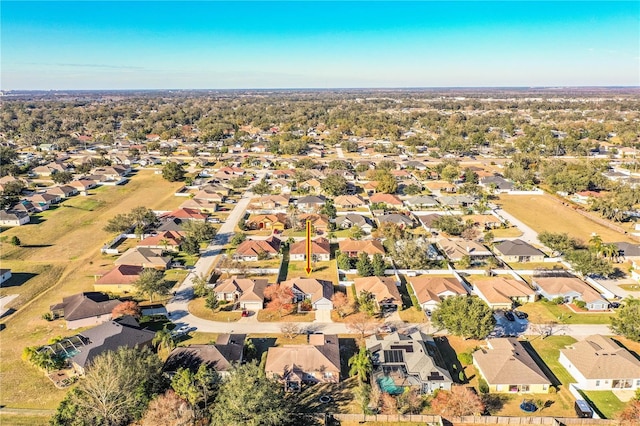 birds eye view of property featuring a residential view