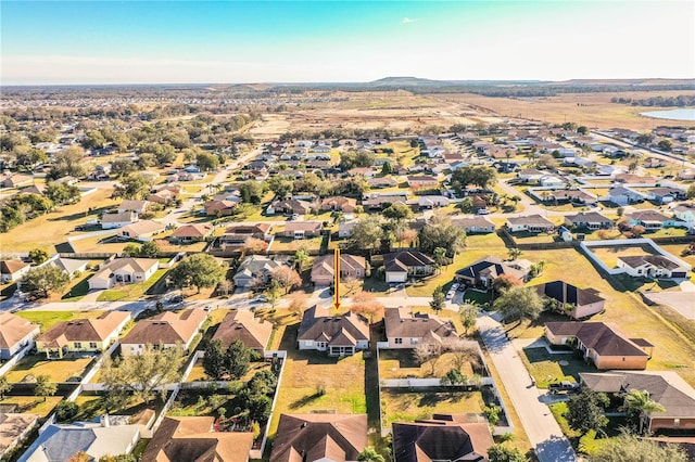 drone / aerial view featuring a residential view