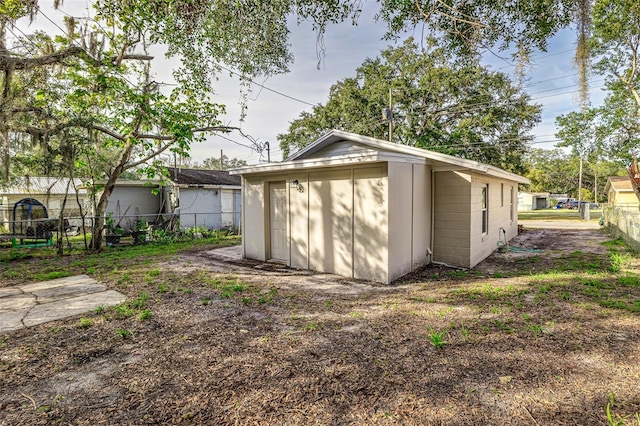 view of outbuilding