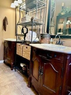 bar with sink