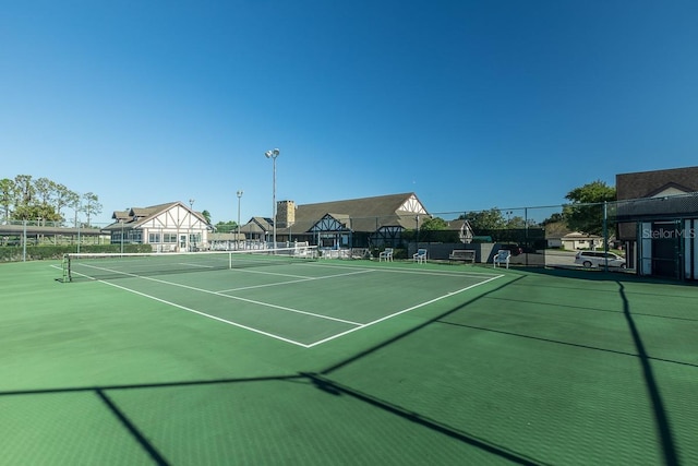 view of sport court