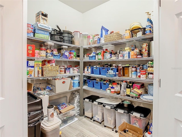 view of pantry