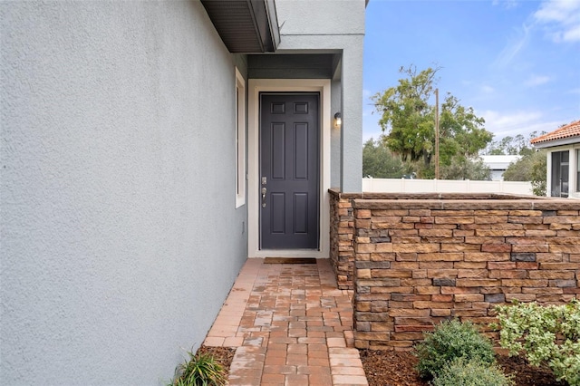 view of entrance to property