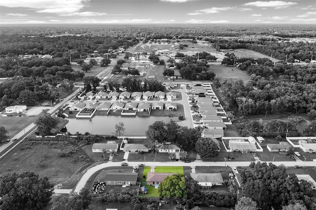 drone / aerial view featuring a residential view