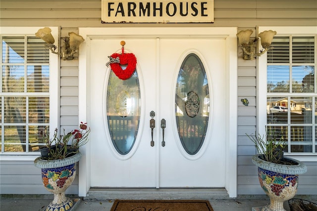 view of property entrance