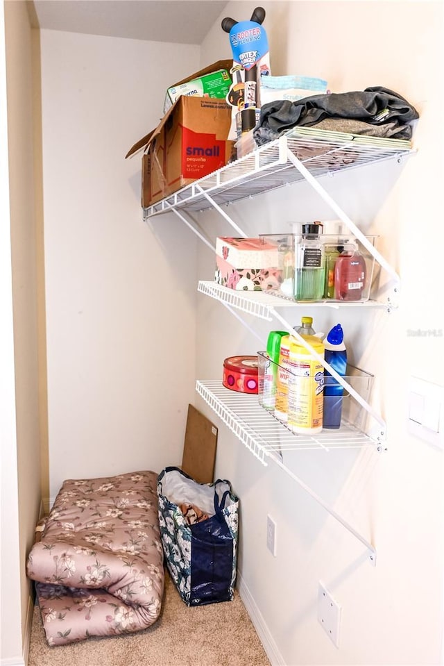 view of pantry