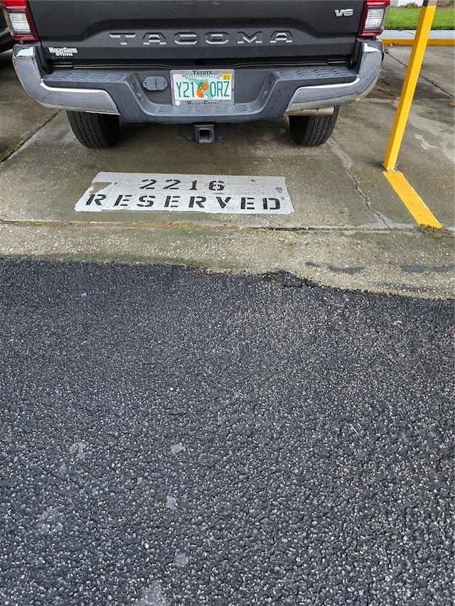 view of parking / parking lot