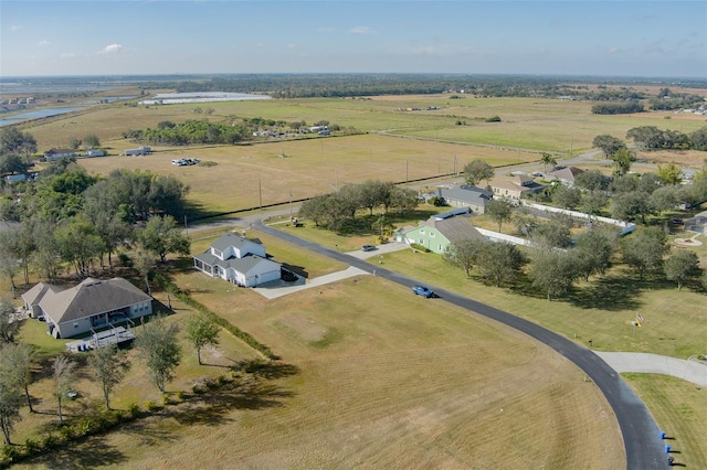 bird's eye view featuring a rural view