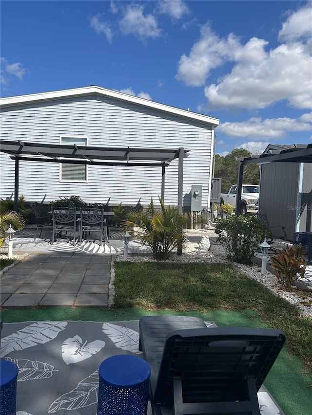 view of patio