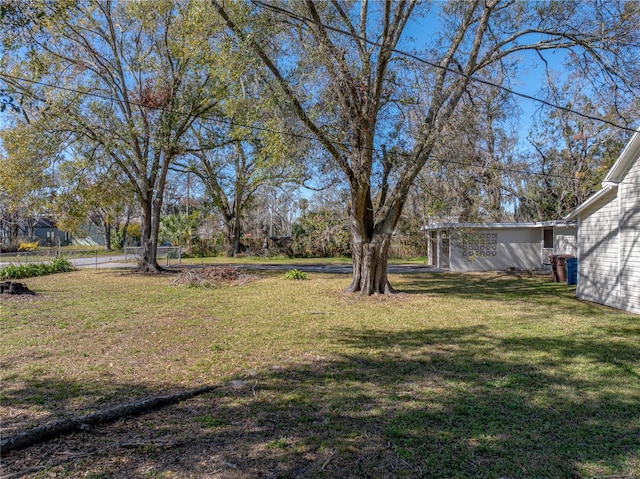 view of yard