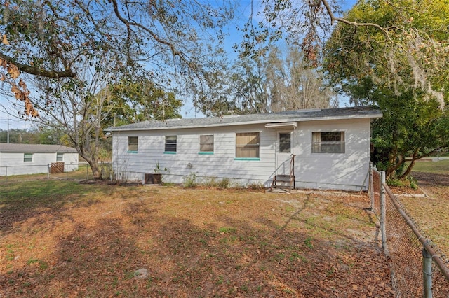 view of rear view of property