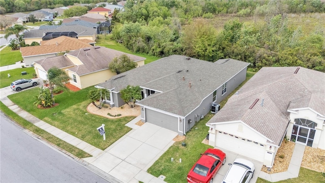 drone / aerial view featuring a residential view