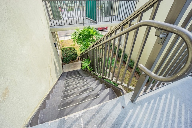 view of staircase