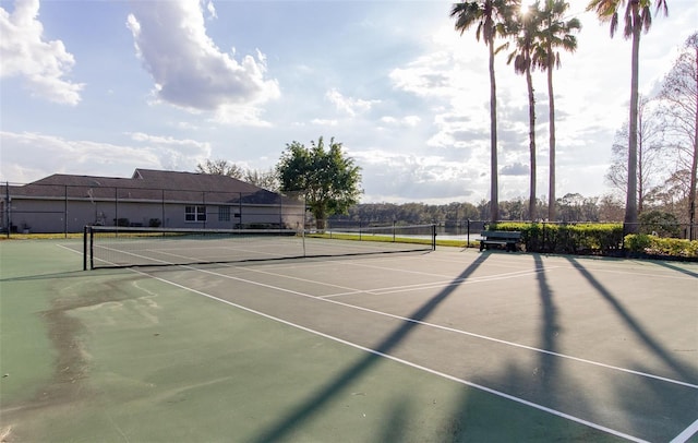 view of sport court