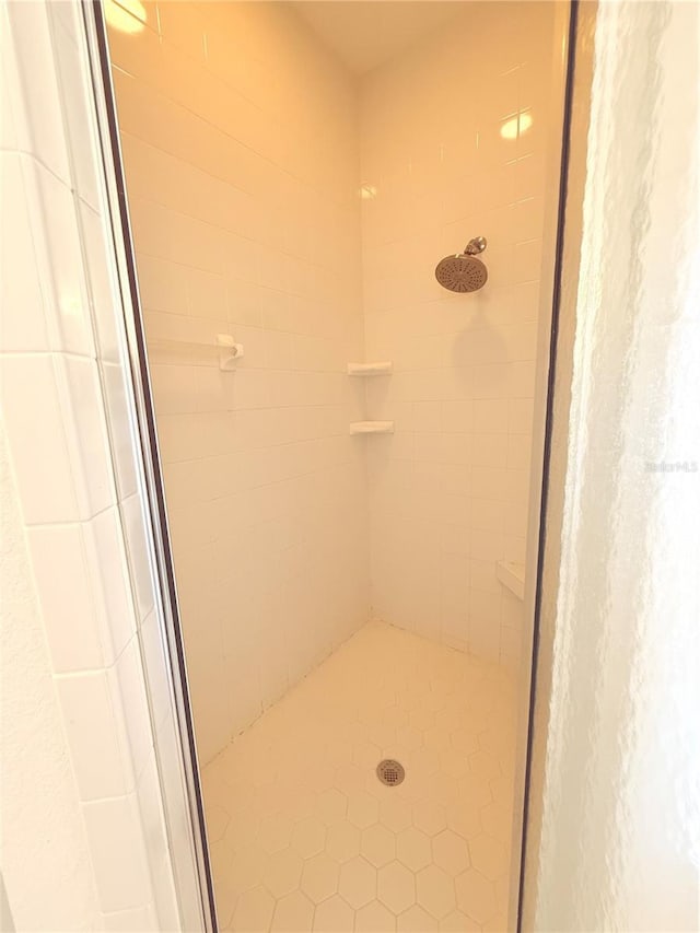 bathroom with walk in shower