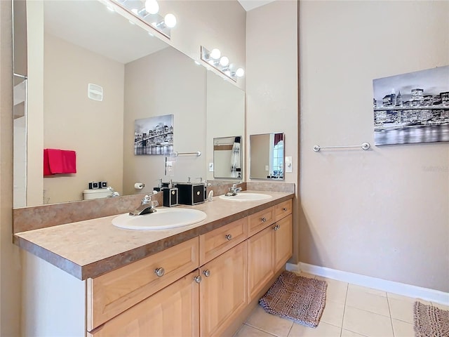 205 Terrace Ridge Cir Unit 205, Davenport, FL 33896 - bathroom featuring tile patterned flooring, vanity, and toilet