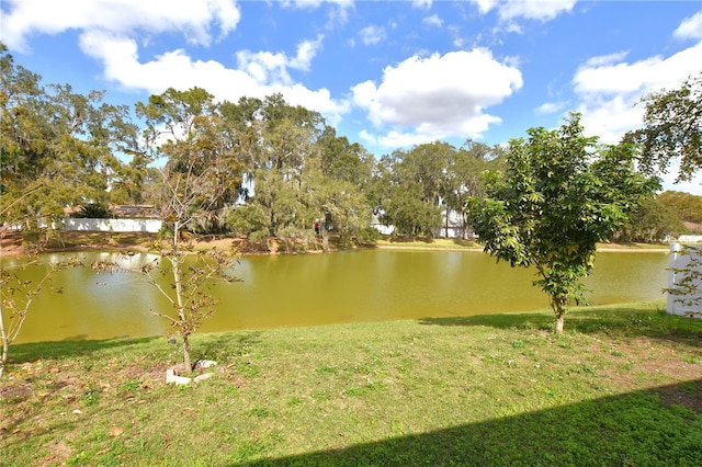 view of water feature