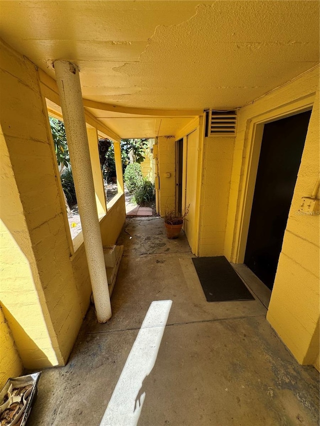 view of patio with visible vents