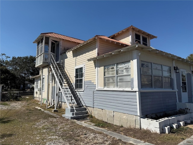 view of side of home